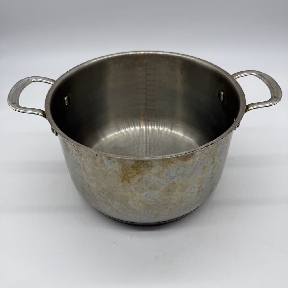Il Mulino New York 6 Qt Stainless Steel Stock Pot Electric Gas Induction No Lid